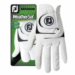 FootJoy WeatherSof Glove White For The Right Handed Golfer