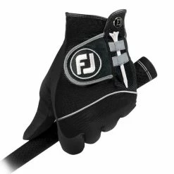 FootJoy Ladies RainGrip Black Gloves For The Right Handed Golfer