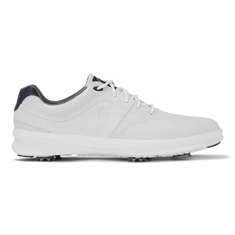 Footjoy Contour Golf Shoes - White - 54113 - Image 2