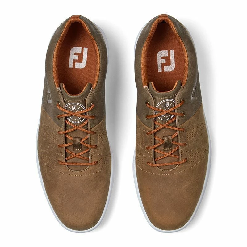 Footjoy Contour Casual Golf Shoes - Brown - 54057 - Image 4