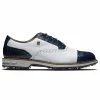 Footjoy Premiere Series Tarlow Golf Shoes - White/Navy - 53904