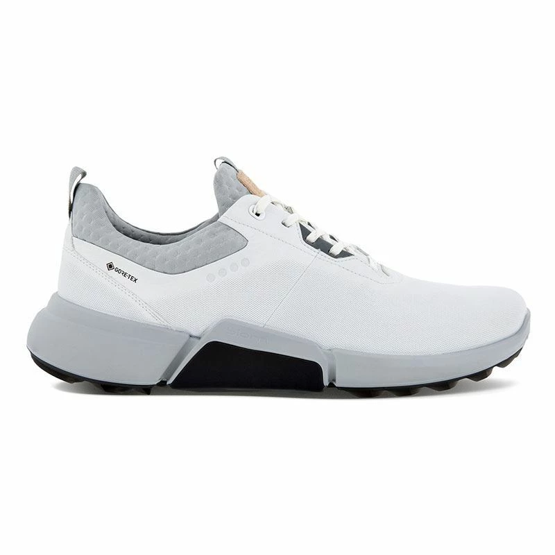 Ecco Mens M Biom H4 Golf Shoes - 108204 - 57876 - White/Concrete - Image 2