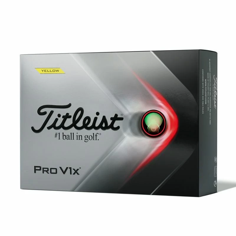Titleist Pro V1x Yellow Golf Balls - Image 2