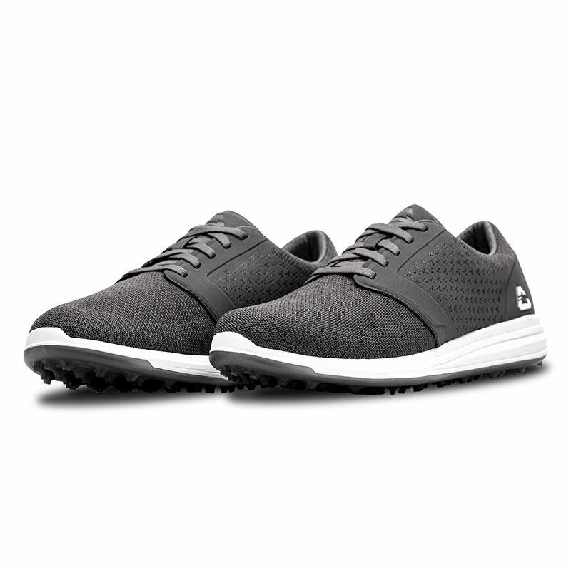 Cuater The Moneymaker Golf Shoes - Heather Grey Pinstripe - Image 5