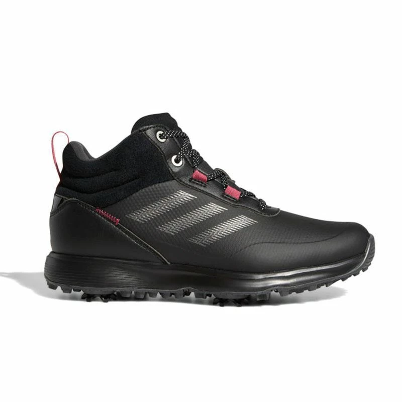 Adidas S2G Mid-Cut Ladies Golf Shoes - Black FW6298 - Image 2