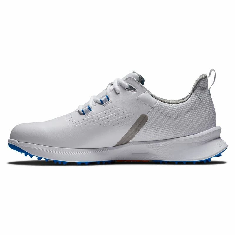 Footjoy Fuel Golf Shoes - White/Grey/Blue 55440 - Image 3