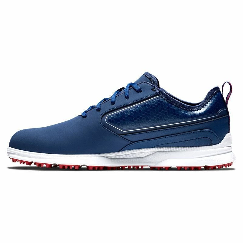 Footjoy Superlites XP Golf Shoes - Navy/Red 58090 - Image 3