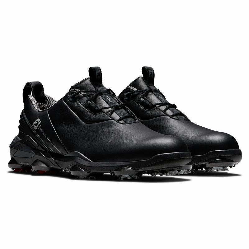 Footjoy Tour Alpha Golf Shoes - Black/ Charcoal 55507 - Image 5