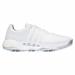 Adidas TOUR360 22 Golf Shoes - White/White/Silver GV7245