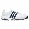 Adidas TOUR360 22 Golf Shoes - White/Navy/Silver GV7247