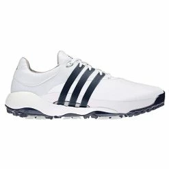 Adidas TOUR360 22 Golf Shoes - White/Navy/Silver GV7247