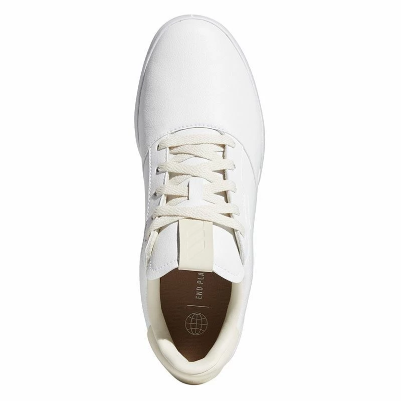 Adidas ADICROSS RETRO Golf Shoes - White/Brown GX3027 - Image 4