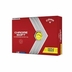 Callaway Chrome Soft Triple Track Yellow 2022 Dozen Pack