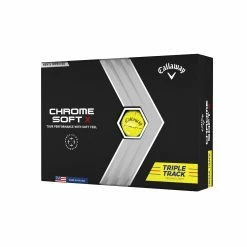 Callaway Chrome Soft X Triple Track 2022 Dozen Pack Yellow
