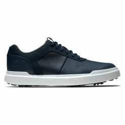 Footjoy Contour Golf Shoes - Navy/White 54048