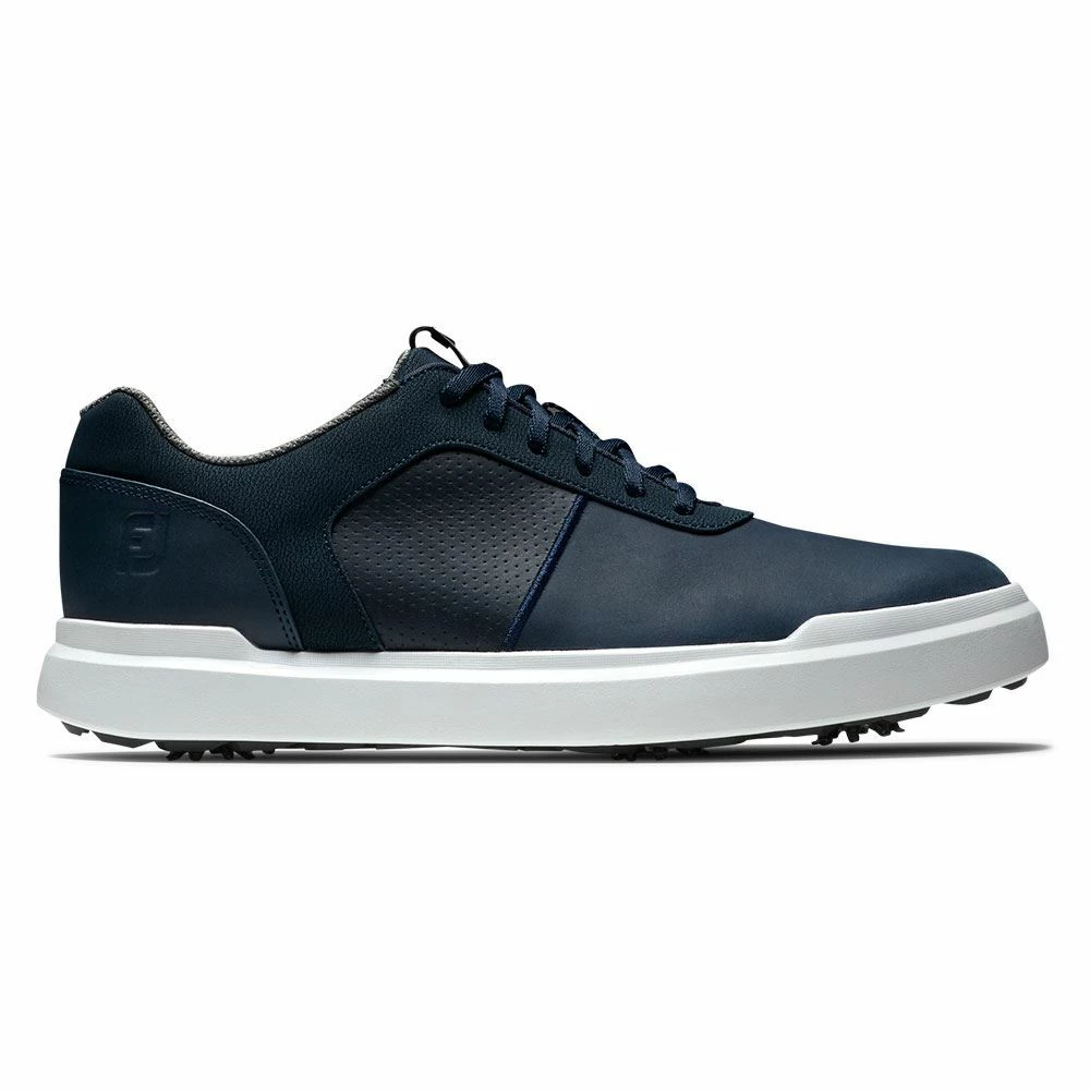 Footjoy Contour Golf Shoes - Navy/White 54048