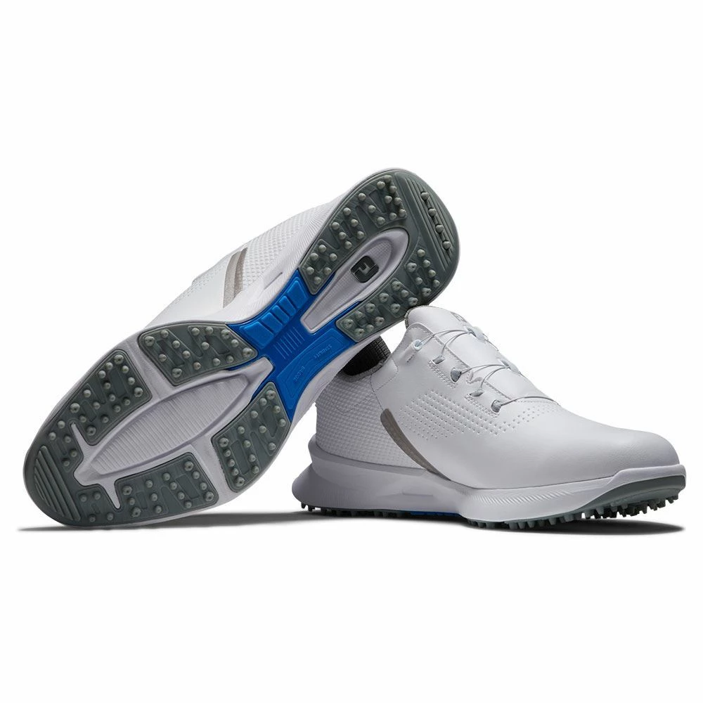 Footjoy Fuel BOA Golf Shoes - White/Grey 55446 - Image 4