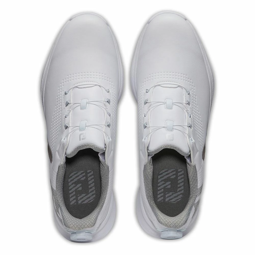 Footjoy Fuel BOA Golf Shoes - White/Grey 55446 - Image 5