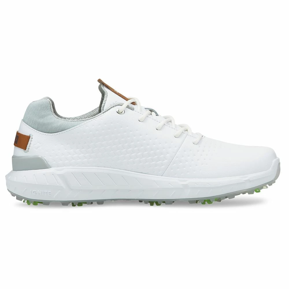 Puma IGN Articulate Leather Golf Shoes - White 376155 01 - Image 2
