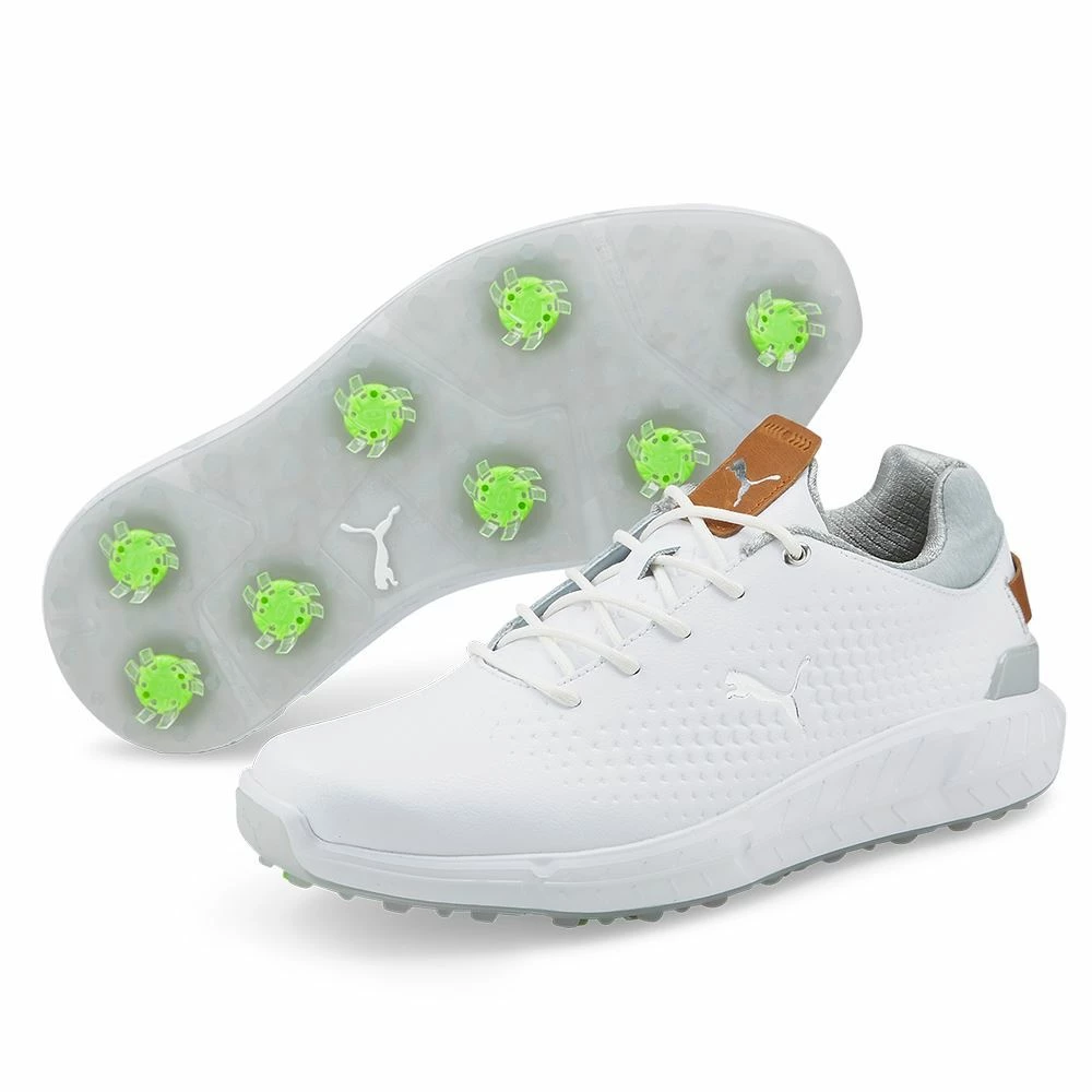 Puma IGN Articulate Leather Golf Shoes - White 376155 01 - Image 6