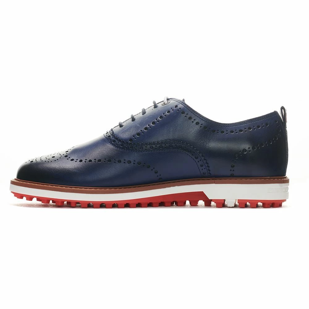 Duca Churchill Golf Shoes - Royal Blue - Image 3