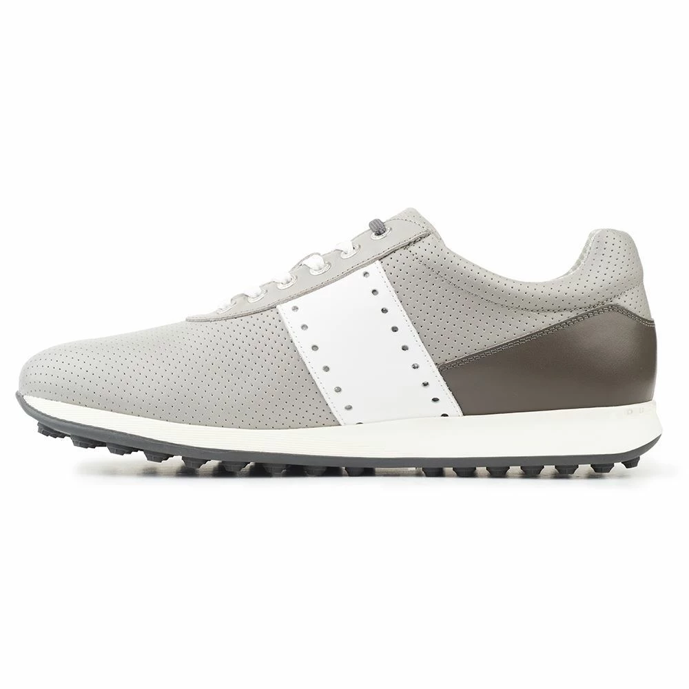 Duca Belair Golf Shoes - Grey/White - Image 3