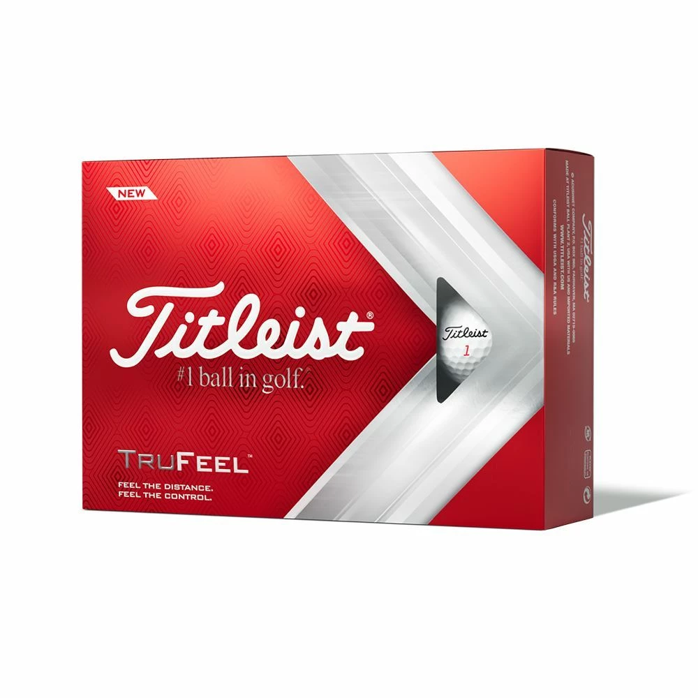 Titleist TruFeel White Golf Balls 2022 - Image 2