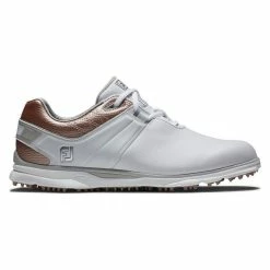 Footjoy Pro SL Ladies Golf Shoes - White/Rose - 98140