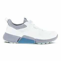 Ecco Ladies Biom H4 Golf Shoes White/Silver Grey