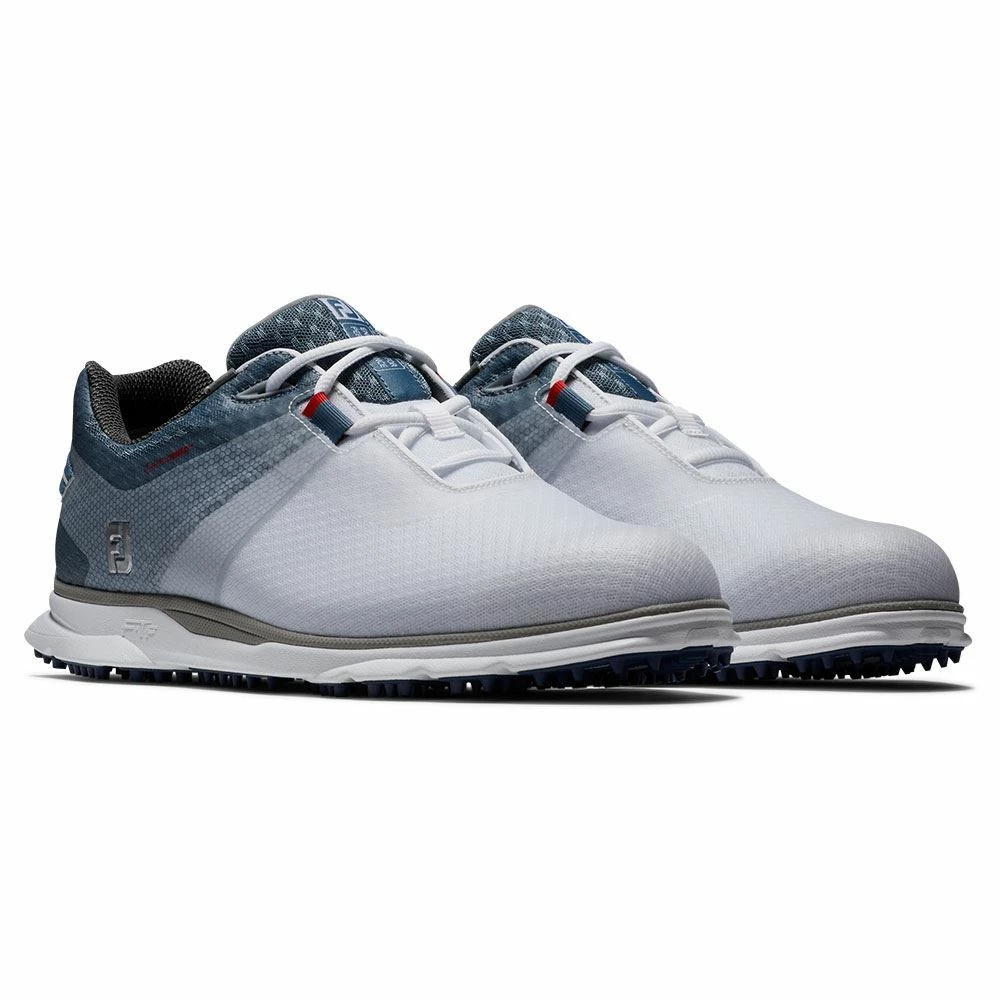 Footjoy Pro SL Sports Golf Shoes White Navy 53854 - Image 6