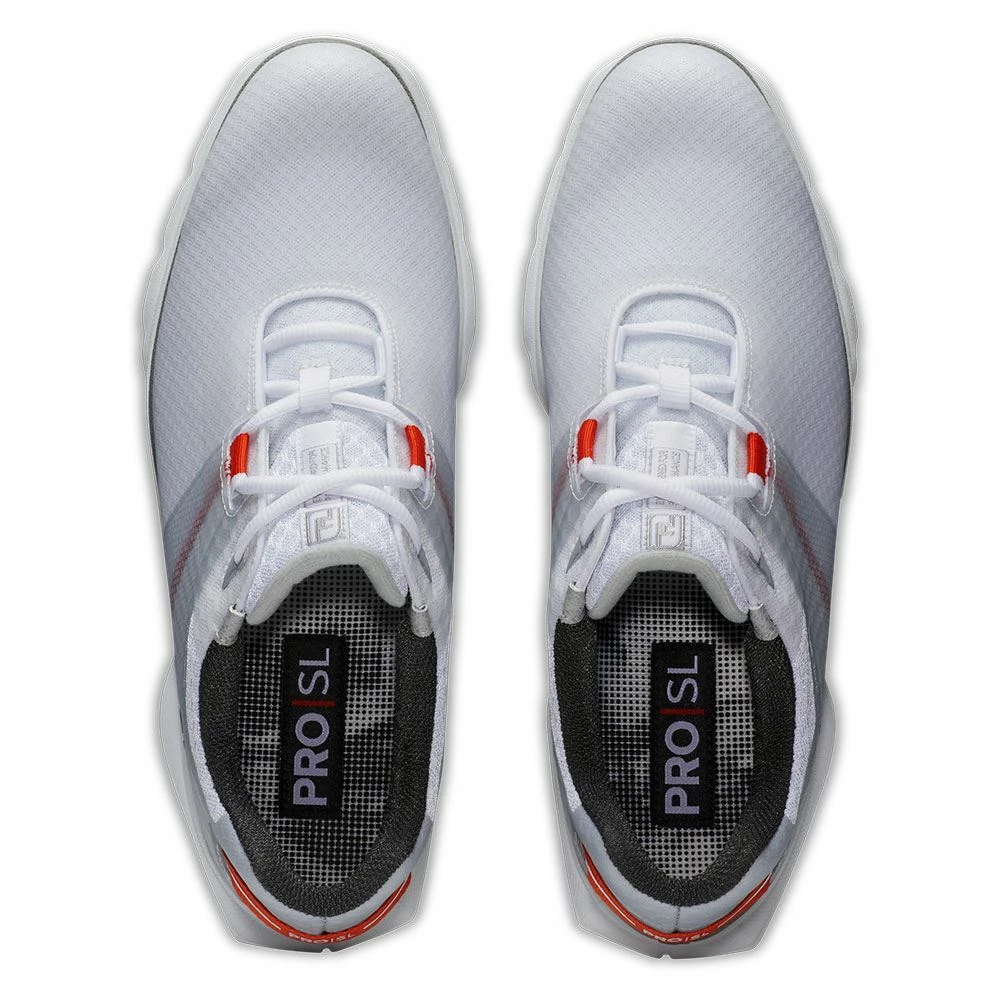 Footjoy Pro SL Sports Golf Shoes White Gray 53853 - Image 3