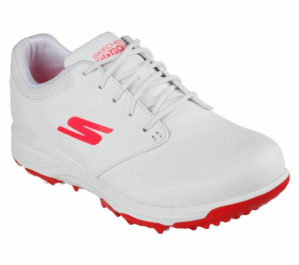 Skechers Jasmine Golf Shoes 123050 White Pink - Image 4
