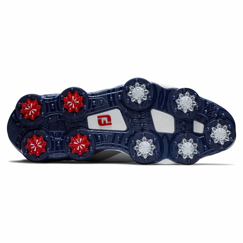 Footjoy Tour Alpha Golf Shoes White Navy 55500 - Image 3