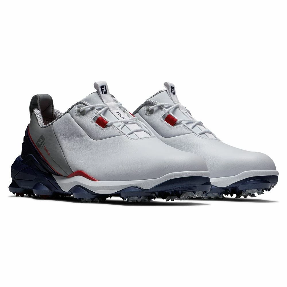 Footjoy Tour Alpha Golf Shoes White Navy 55500 - Image 5