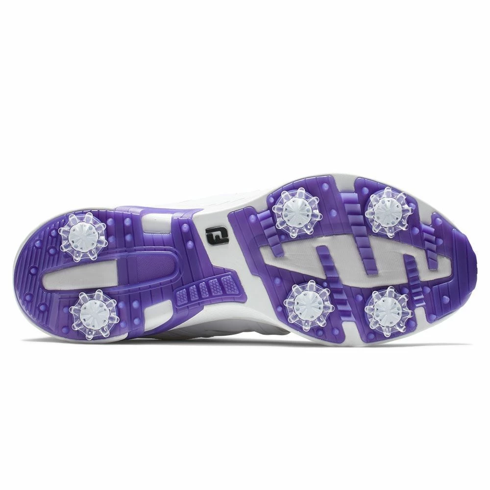 Footjoy Ladies Hyperflex Golf Shoes White Purple 98167 - Image 3