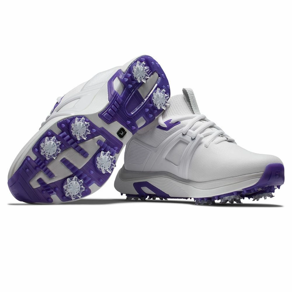 Footjoy Ladies Hyperflex Golf Shoes White Purple 98167 - Image 4