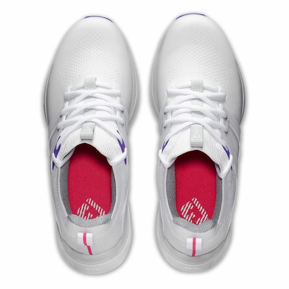 Footjoy Ladies Hyperflex Golf Shoes White Purple 98167 - Image 5