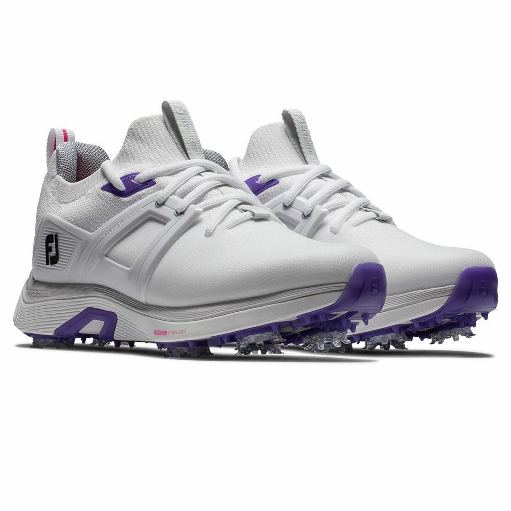 Footjoy Ladies Hyperflex Golf Shoes White Purple 98167 - Image 6