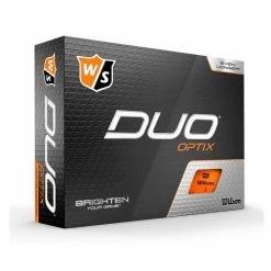 Wilson DUO Optix Golf Balls Orange