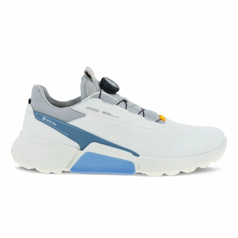 Ecco Golf Shoes Biom H4 White Retro Blue 108504 55569