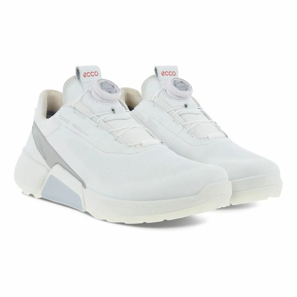 Ecco Ladies Golf Shoes Biom H4 White Concrete 108613 54322 - Image 7