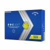 Callaway ERC Soft 23 Yellow Triple Track Dozen Golf Balls