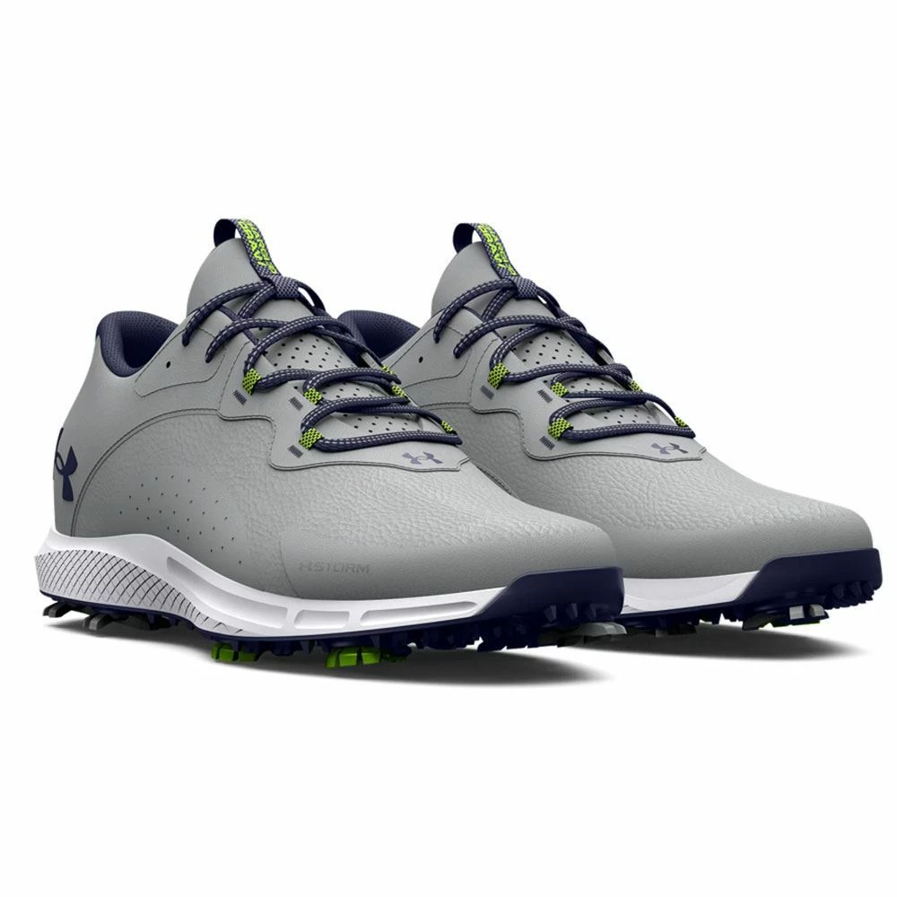 Under Armour Charged Draw 2 Wide Golf Shoes Mod Gray 3026401 - Image 3
