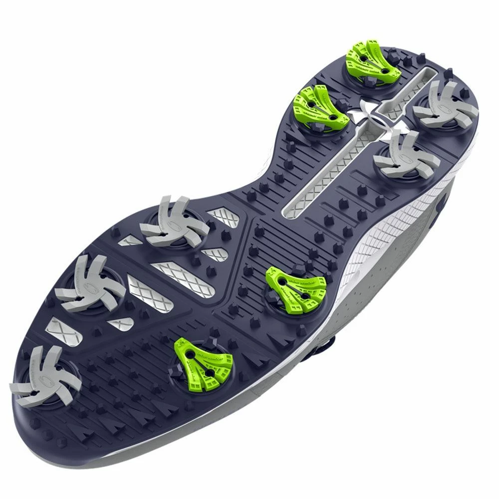 Under Armour Charged Draw 2 Wide Golf Shoes Mod Gray 3026401 - Image 4