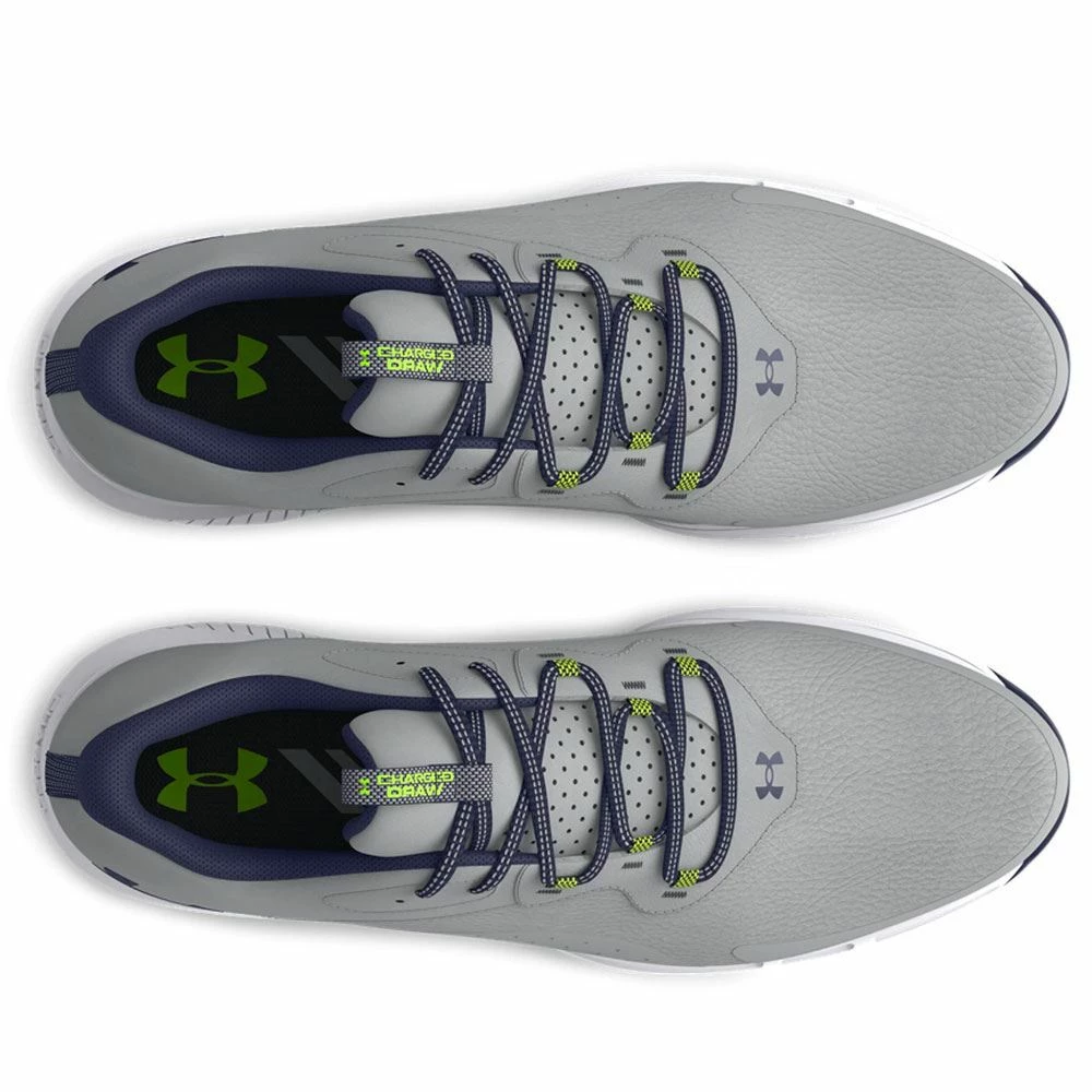 Under Armour Charged Draw 2 Wide Golf Shoes Mod Gray 3026401 - Image 5