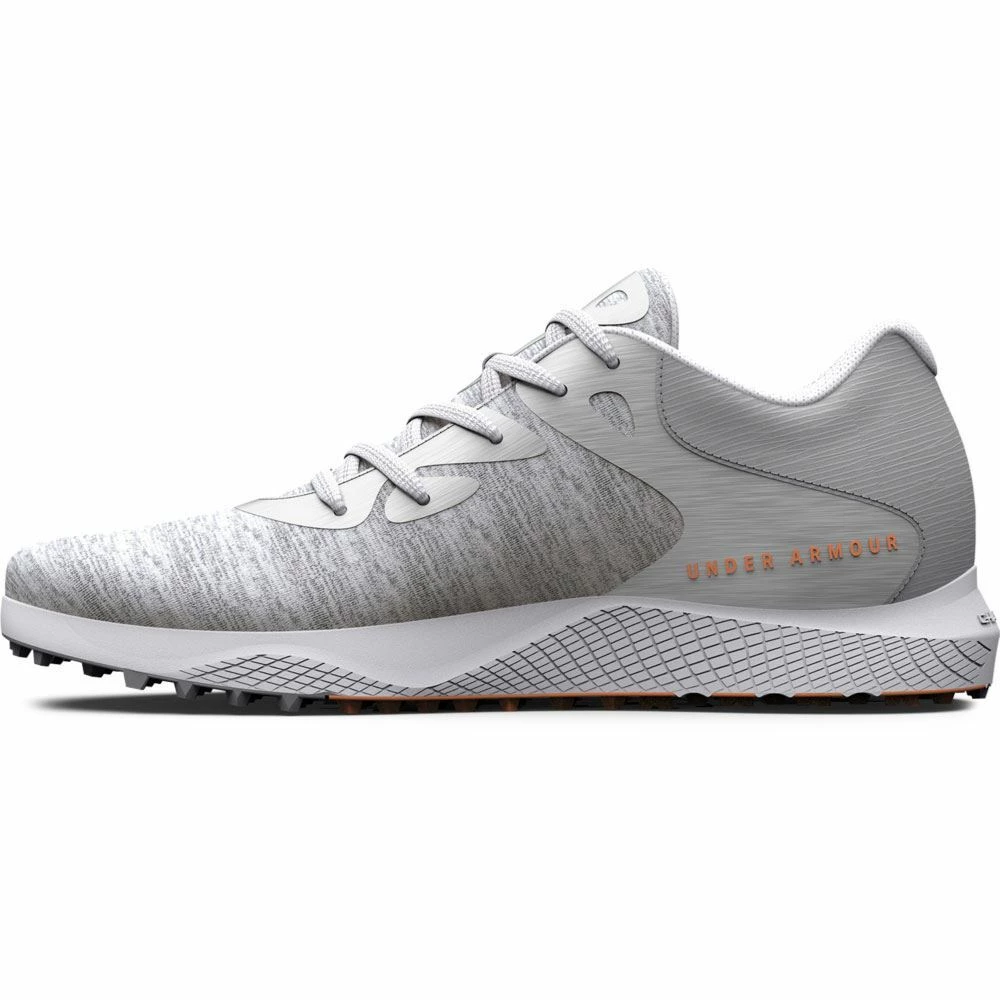 Under Armour Ladies Charged Breathe 2 Knit Spikeless Golf Shoes Halo Grey - Image 3