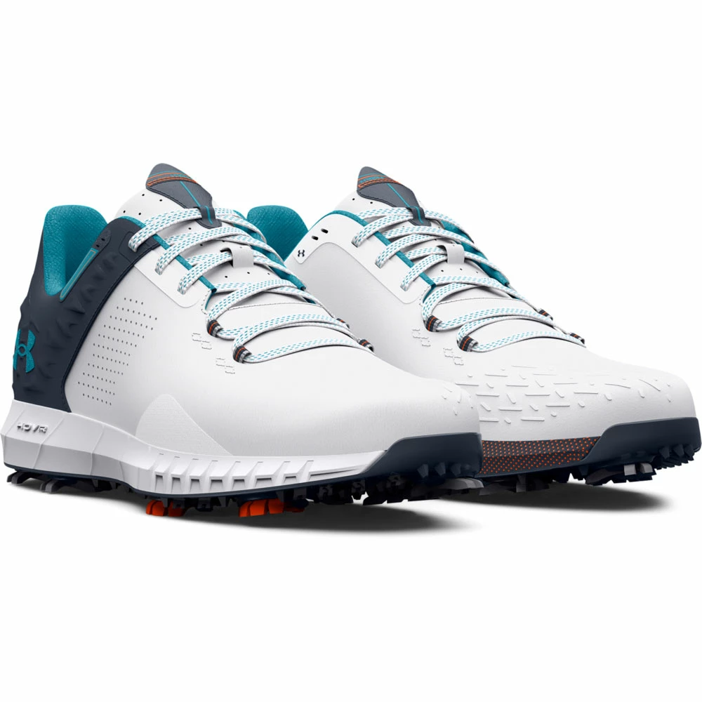 Under Armour HOVR Drive 2 Golf Shoes White/Blue - Image 5