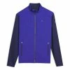 Oscar Jacobson Keith Pin Hybrid Golf Jacket - Blue