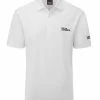 Oscar Jacobson Chap Tour Mens Golf Polo Shirt - White