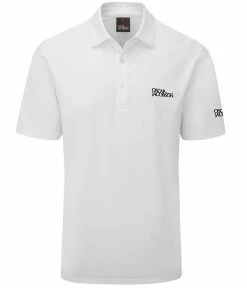 Oscar Jacobson Chap Tour Mens Golf Polo Shirt - White